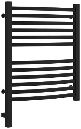 Полотенцесушитель электрический АРКУС 3.0 600х500 МЭМ левый (Матовый чёрный)