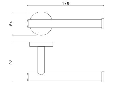 Бумагодержатель AQUATEK AQ4208CR ОБЕРОН