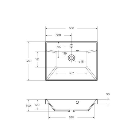 Мебель для ванной комнаты BELBAGNO MARINO-700, артикул BB700/450-LV-MR-AST