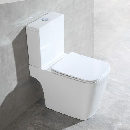 Унитаз-компакт Hope VT2-201, цвет белый, ультратонкое сиденье soft-close, P-trap, артикул VT2-201