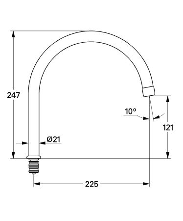 Излив GROHE 13049000