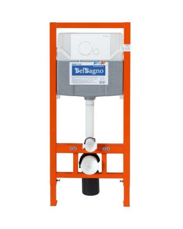 Инсталляция для подвесного унитаза BELBAGNO BB001-120, артикул BB001-120/BB014-SR-BIANCO