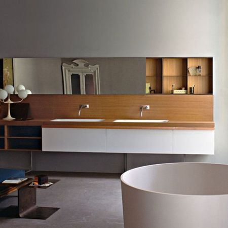 Agape Ottocento 002 Раковина встраиваемая 80x39.2x14 см, цвет: белый, артикул ACER0899LZ *0