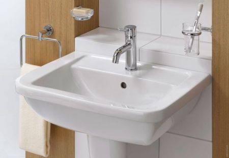 Комплект раковина 55 см Form 300 + пьедестал, артикул 9602B003-7650