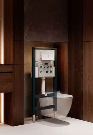 Инсталляция для подвесного унитаза Knotlor ISWC502FG, бирюзовый, артикул ISWC502FG