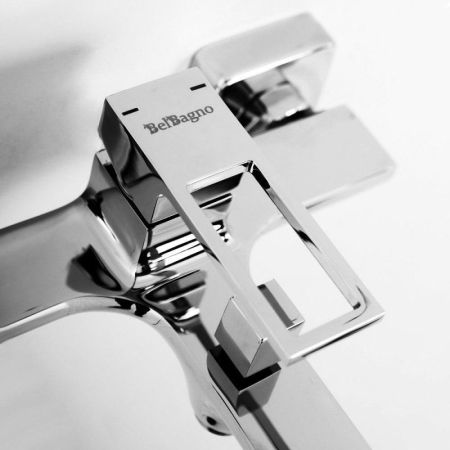 Смеситель для ванны и душа BelBagno LUCE LUC-VAS-NERO, артикул LUC-VAS-NERO