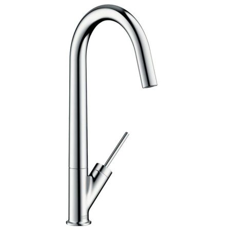 AX Starck Смеситель для кухни, однорычажный, на 1 отв, излив 216мм, цвет: хром, артикул 10822000