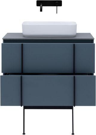 Тумба под раковину Allen Brau Reality 80 1.32005.BGM синий матовый, артикул 1.32005.BGM
