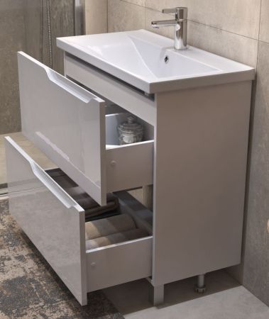 Тумба с раковиной напольная VIGO Neo tn.NEO.9696.80.2Y, 80 см, артикул tn.NEO.9696.80.2Y-com