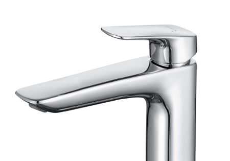 Смеситель для раковины 227 с донным клапаном AQUATEK AQ1005CR ВЕГА, артикул AQ1005CR