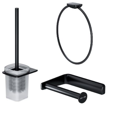 AK50T1103B Inspire V2.0 набор аксессуаров для зоны туалета, черный, артикул AK50T1103B
