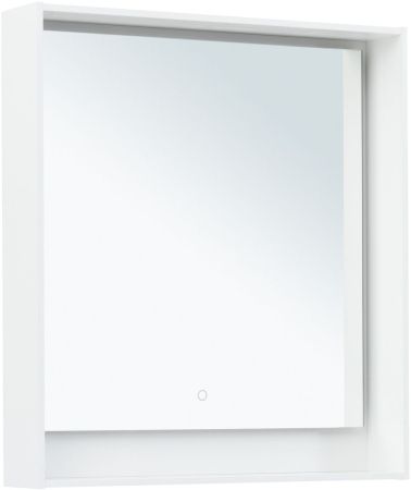 Зеркало Aquanet Милан 80 белый глянец