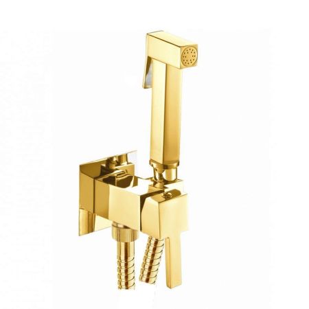 Гигиенический душ со смесителем Webert Pegaso PE870303010, золото, артикул PE870303010