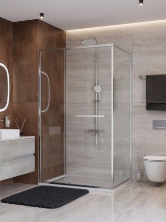 LUX-AH-FS-11-100/90-C-CR Душевой уголок, артикул LUX-AH-FS-11-100/90-C-CR