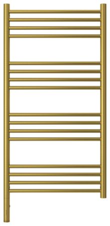 Полотенцесушитель электрический "БОГЕМА 3.0" прямая 1000х500 / МЭМ левый (Состаренная латунь), артикул 051-5804-1050