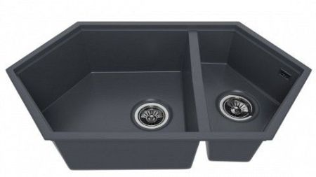 Кухонная мойка KitKraken Creek Graphite 90 Темно-серая