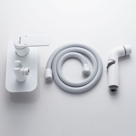 Гигиенический душ со смесителем Shevanik S4105C, белый