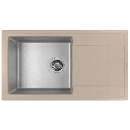 Кухонная мойка Florentina КОМБИ 21.400.D0860.107, песочный, артикул 21.400.D0860.107