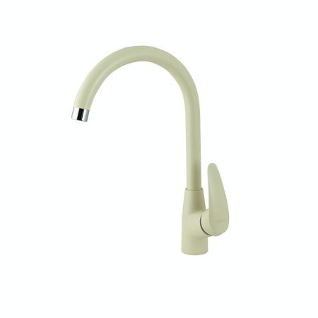 Смеситель для кухни Lemark LINARA с высоким поворотным изливом, цвет: шампань (LM0405PSH), артикул LM0405PSH