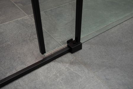 Душевая дверь Aquanet Pleasure AE60-N-150H200U-BT 150, прозрачное стекло, артикул AE60-N-150H200U-BT