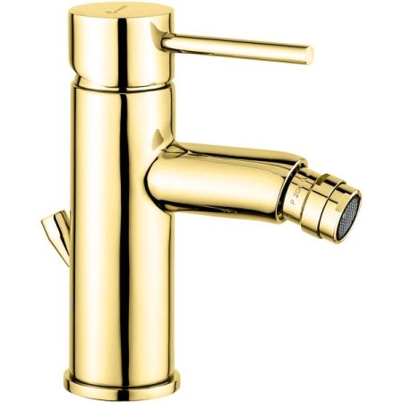 Emmevi Piper, однорычажный смеситель для биде с донным клапаном, цвет золото, артикул 45004/OR