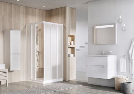 Душевой уголок Ravak Supernova ASRV3-75 S 15V30U0211 профиль Сатин стекло Pearl