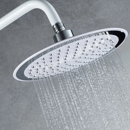 Душевая система Shevanik S9836F, белый/хром