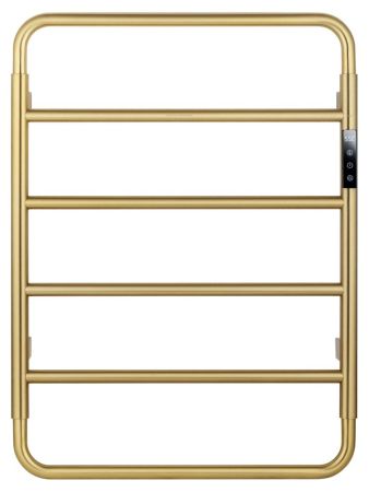 Полотенцесушитель электрический WONZON & WOGHAND WISMAR, Брашированное золото (WW-AL201-BG), артикул WW-AL201-BG