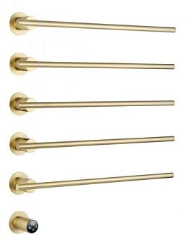 Полотенцесушитель электрический встраиваемый WONZON & WOGHAND DORTMUND, Брашированное золото (WW-A365-BG)