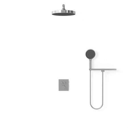 Душевой комплект Inspire VSFW-3I21T2RCH встраиваемый, термостатический, 2 режима, хром, артикул VSFW-3I21T2RCH