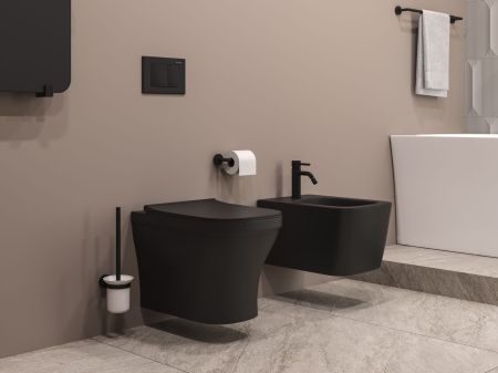 Клавиша смыва Allen Brau Liberty 9.20002.31 черный матовый, артикул 9.20002.31