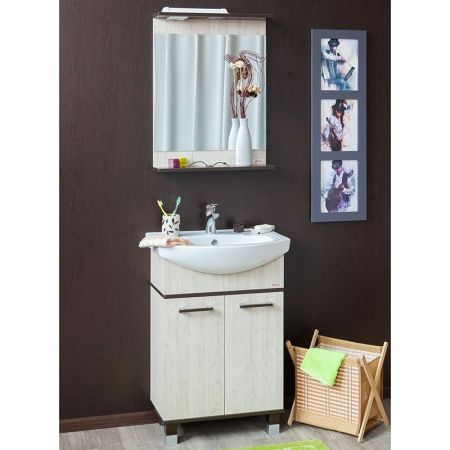 Тумба для раковины Sanflor Толедо 60 С0000001817 Орегон, артикул С0000001817