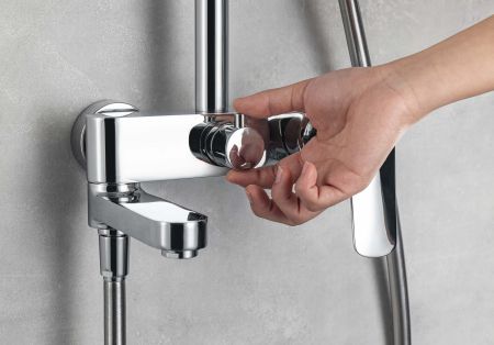 Душевая система 3jet 250мм AQUATEK AQ2040CR, артикул AQ2040CR