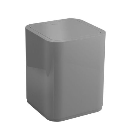 Gedy Seventy, мусорное ведро с крышкой (8л), цвет серый (без упаковки), артикул 6309(08)