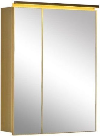 Зеркало-шкаф De Aqua 70 золото