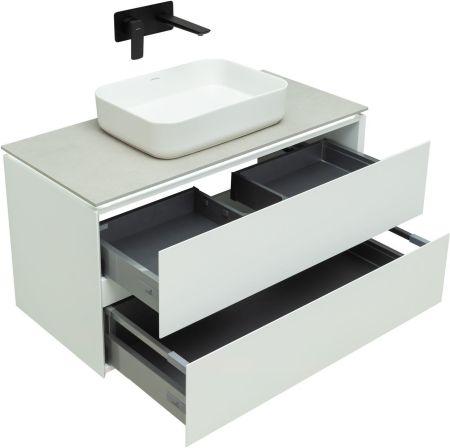 Тумба под раковину Allen Brau Infinity 100 1.21003.WM белый матовый, артикул 1.21003.WM