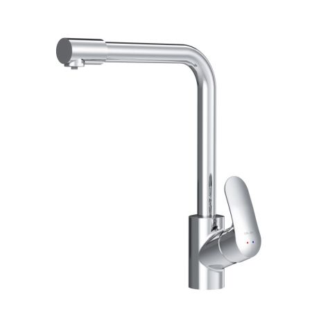 F8005700 Like, смеситель для кухни с каналом для питьевой воды, L-излив, хром, шт., артикул F8005700