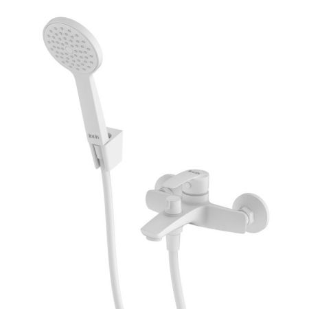 Смеситель для ванны белый матовый IDDIS Ray (RAYWT02i02), артикул RAYWT02i02