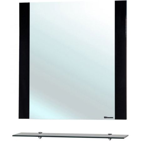 Зеркало Bellezza Рокко 80 4613713030040 с полкой Черное, артикул 4613713030040
