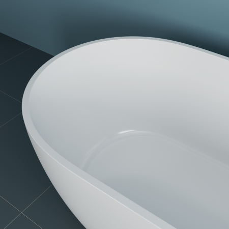 Ванна из литьевого мрамора Delice Olivia 1650х800