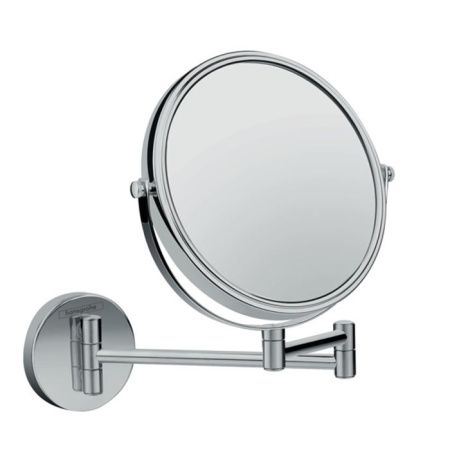 HG Logis UA Зеркало для бритья, d180мм, настенное, поворотное, цвет:  хром