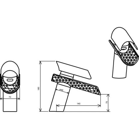 Смеситель для раковины Boheme Hypnose 231-CR Хром, артикул 231-CR