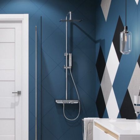 Система для душа наружного монтажа EXCELLENT Rain Krotos AREX.8080CR (хром), артикул AREX.8080CR