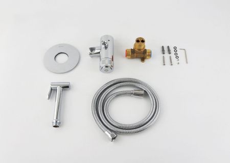 Смеситель с гигиеническим душем Allen Brau Liberty 5.33005-00 (с внутренней частью) хром