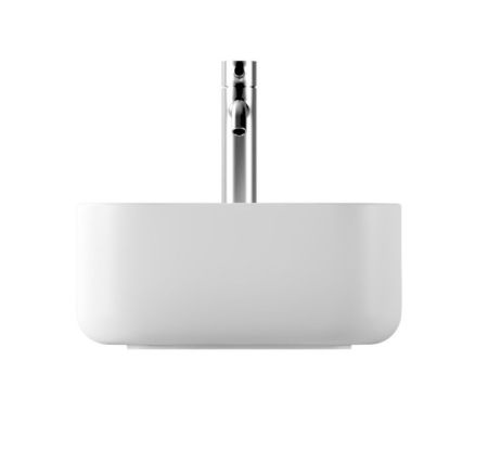 Alice Unica, накладная квадратная раковина 37х37х16,5h см, цвет белый глянцевый, артикул 32170101