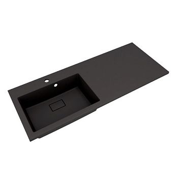 Раковина Florentina Аванти 120 см 10.310.0L120.302, антрацит