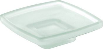 Gedy Lounge, стеклянная мыльница c уплотнителем для установки в держатель 5447