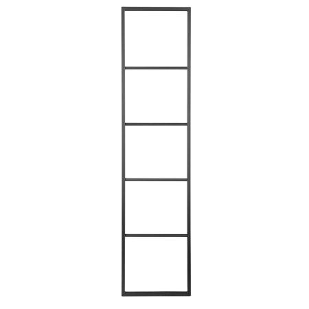 Декоративная лесенка SKA для интерьера, стальная, 420x1700x20 мм, черный матовый, Sapho