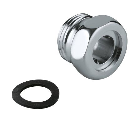 Переходник 1/2 на 3/4 GROHE, хром (37133000), артикул 37133000