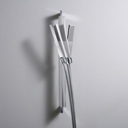 HG Pulsify E Душевой набор 100 1jet EcoSmart со штангой 65 см, хром, артикул 24370000